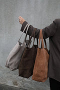 Suede Eden Bag - Brown