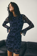 Lavetta Dress - Cobi Blue Print