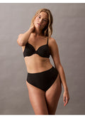 Sculpted Firm Mesh Thong - Black