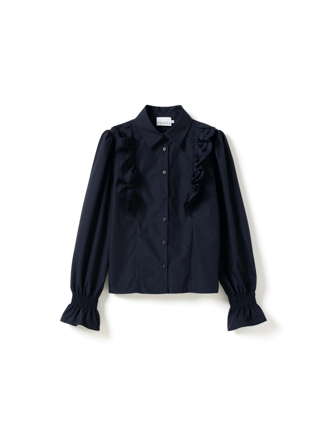 Lucina Blouse - Navy Blue