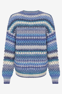 Gio Knit Sweater - Sky Mix
