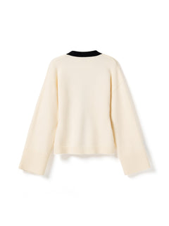 N-Lenyxette Knit Cardigan - White