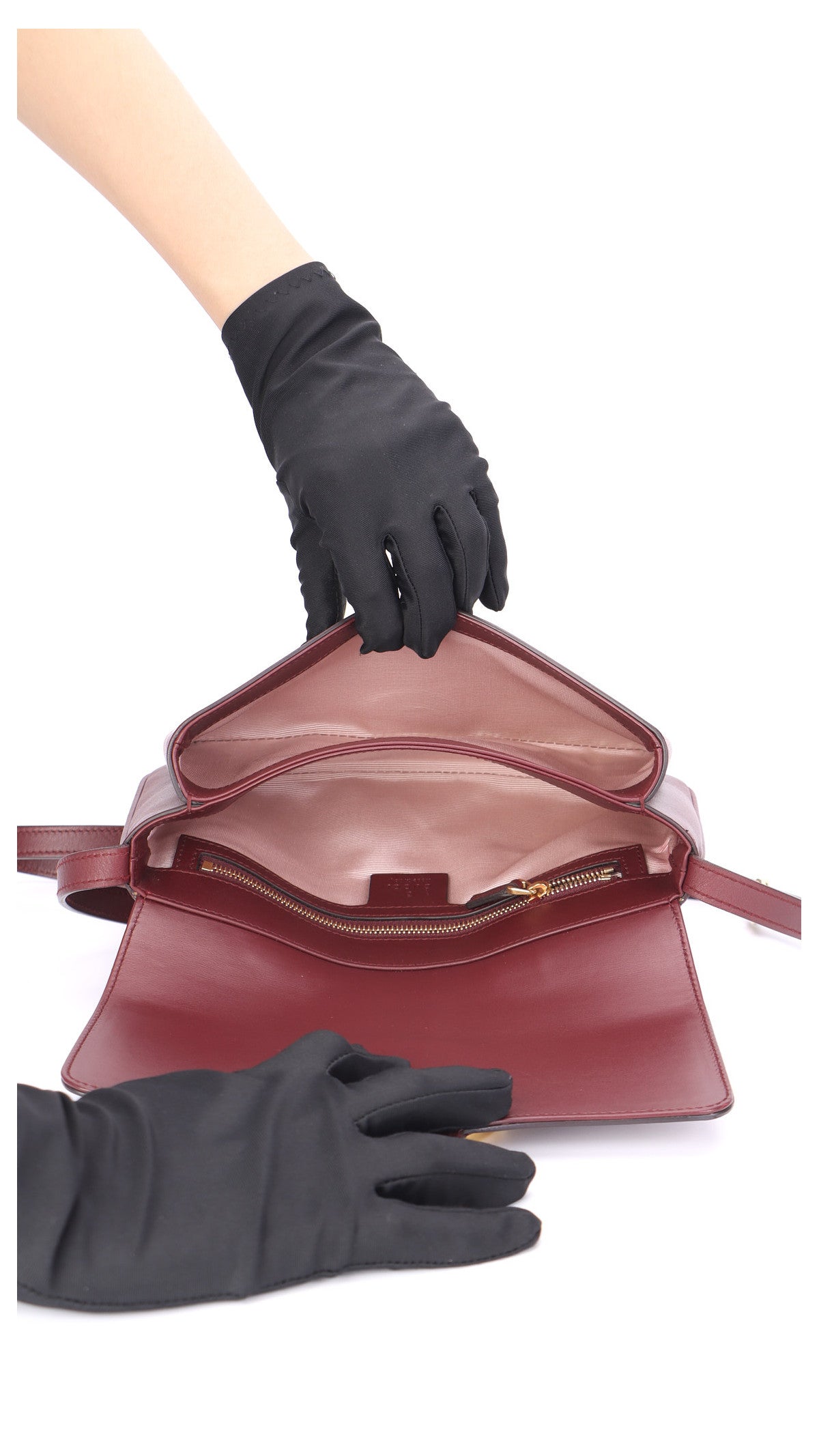 Gucci Arli Shoulder Bag - Burgundy