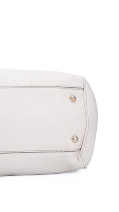 Gucci Bamboo Handle Tote Bag - Cream
