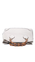 Gucci Bamboo Handle Tote Bag - Cream