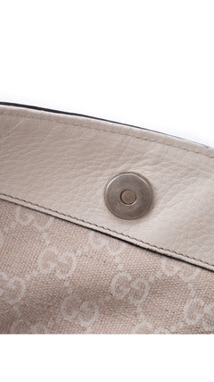Gucci Bamboo Handle Tote Bag - Cream