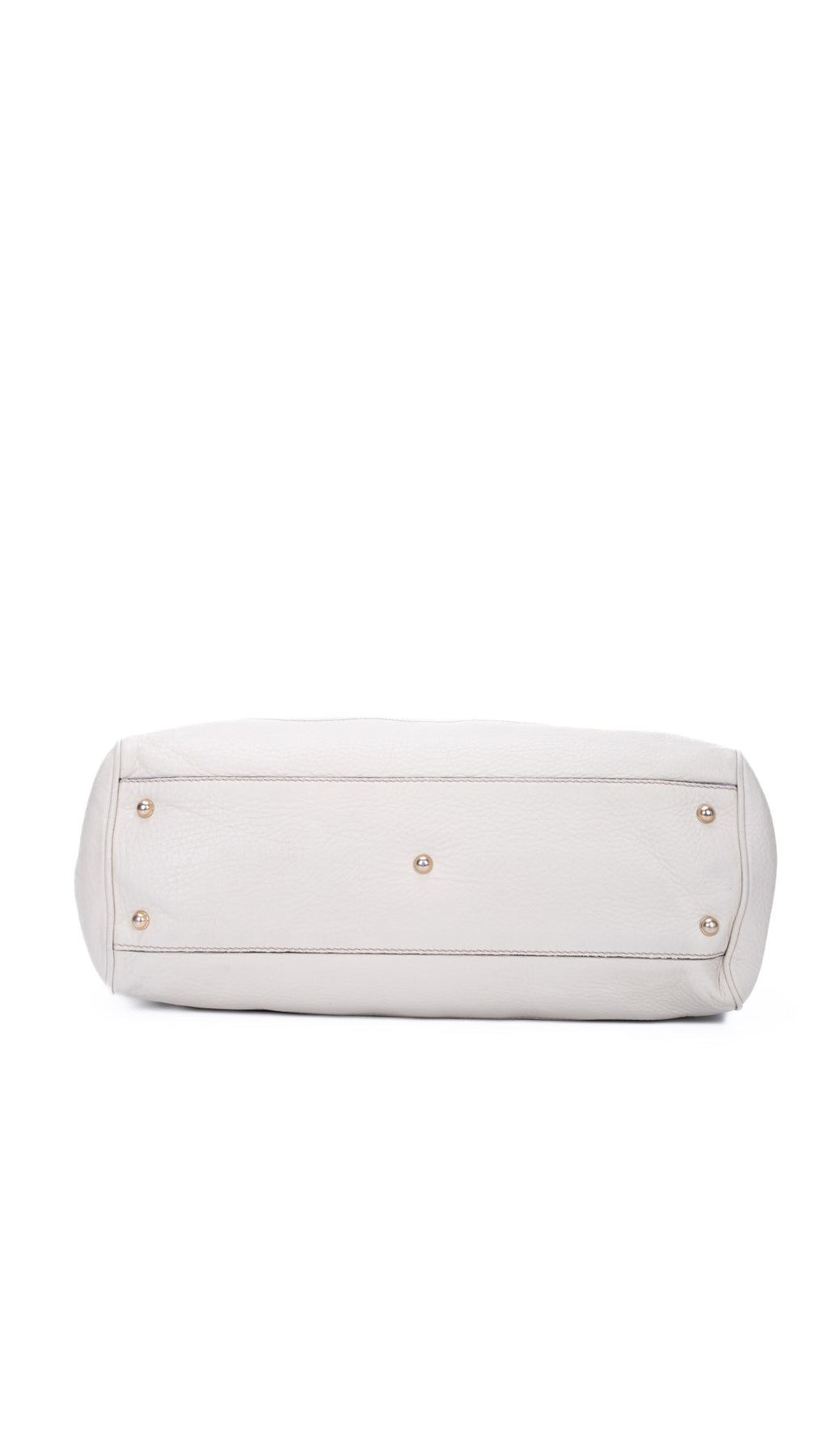 Gucci Bamboo Handle Tote Bag - Cream