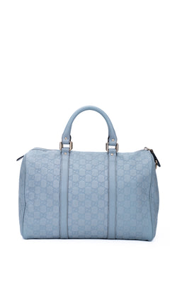 Gucci Boston Bag Monogram - Light Blue