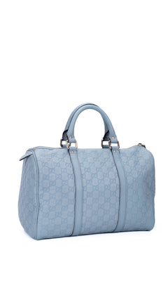 Gucci Boston Bag Monogram - Light Blue