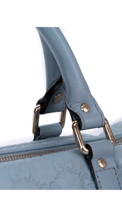 Gucci Boston Bag Monogram - Light Blue