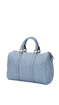 Gucci Boston Bag Monogram - Light Blue