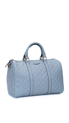 Gucci Boston Bag Monogram - Light Blue
