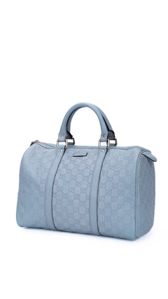 Gucci Boston Bag Monogram - Light Blue