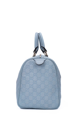 Gucci Boston Bag Monogram - Light Blue