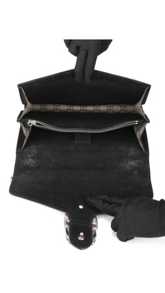Gucci Dionysus Gg Supreme Shoulder Bag Small - Grey/Black