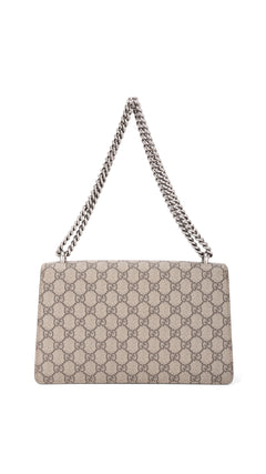 Gucci Dionysus Gg Supreme Shoulder Bag Small - Grey/Black