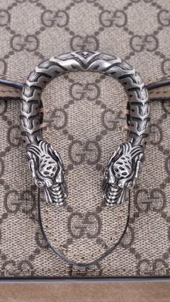Gucci Dionysus Gg Supreme Shoulder Bag - Grey