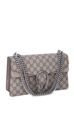 Gucci Dionysus Gg Supreme Shoulder Bag - Grey