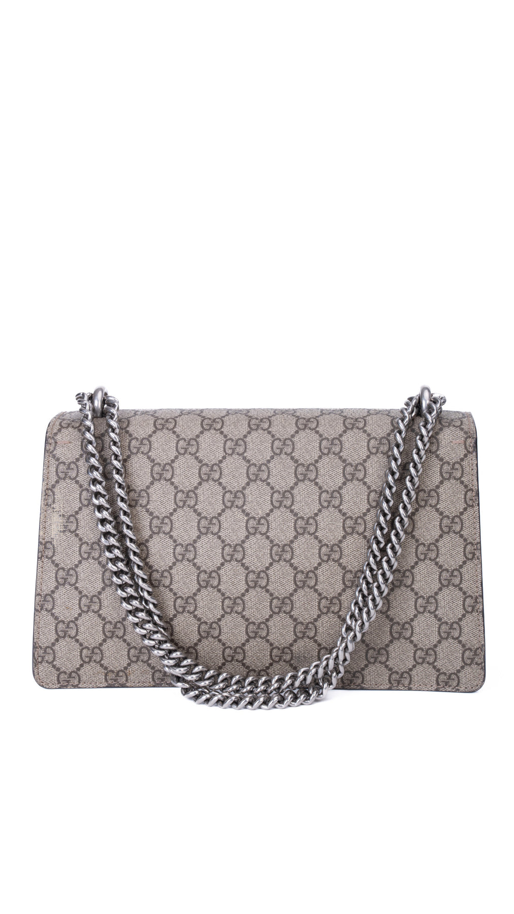 Gucci Dionysus Gg Supreme Shoulder Bag - Grey