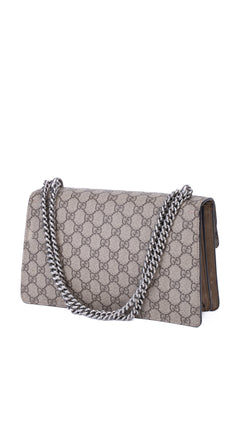 Gucci Dionysus Gg Supreme Shoulder Bag - Grey