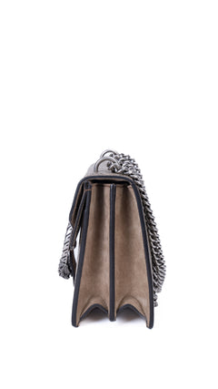 Gucci Dionysus Gg Supreme Shoulder Bag - Grey