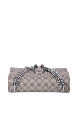 Gucci Dionysus Gg Supreme Shoulder Bag - Grey