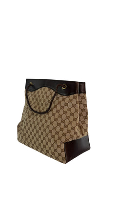 Gucci GG Canvas Tote Bag - Brown Monogram