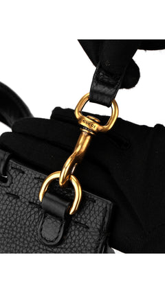 Gucci Gg Marmont Top Handle Bag - Black