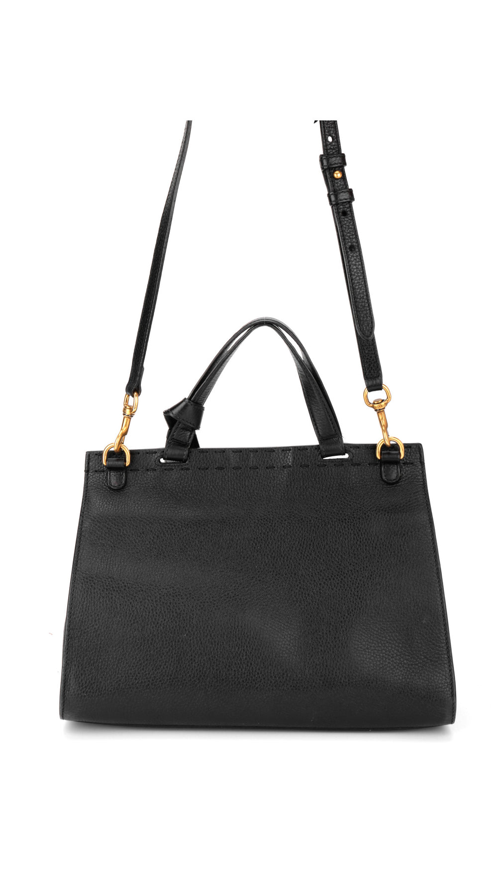 Gucci Gg Marmont Top Handle Bag - Black