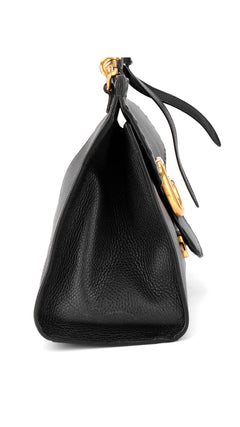 Gucci Gg Marmont Top Handle Bag - Black