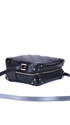 Gucci Gg Supreme Camera Box Bag - Black