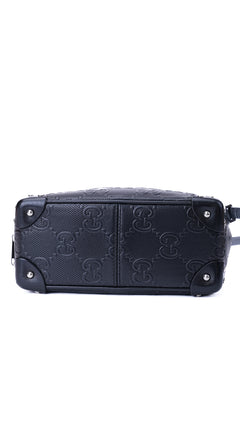 Gucci Gg Supreme Camera Box Bag - Black