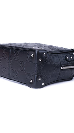 Gucci Gg Supreme Camera Box Bag - Black