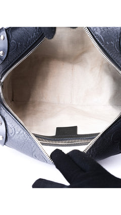 Gucci Gg Supreme Camera Box Bag - Black