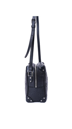 Gucci Gg Supreme Camera Box Bag - Black