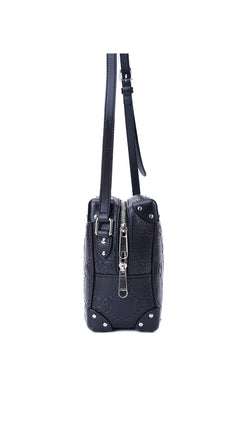 Gucci Gg Supreme Camera Box Bag - Black