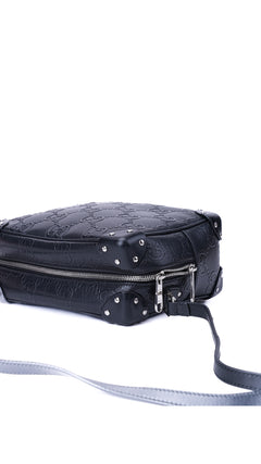Gucci Gg Supreme Camera Box Bag - Black