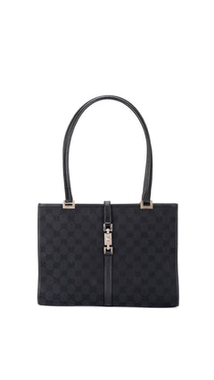 Gucci Gg Supreme Tote Bag - Black