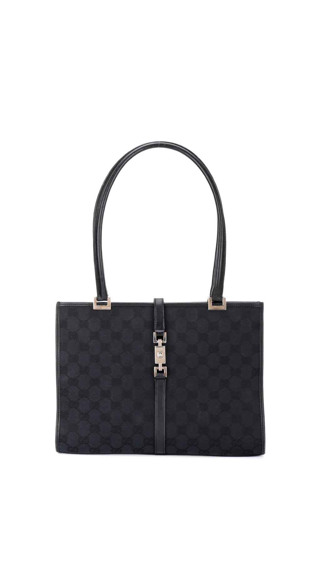 Gucci Gg Supreme Tote Bag - Black