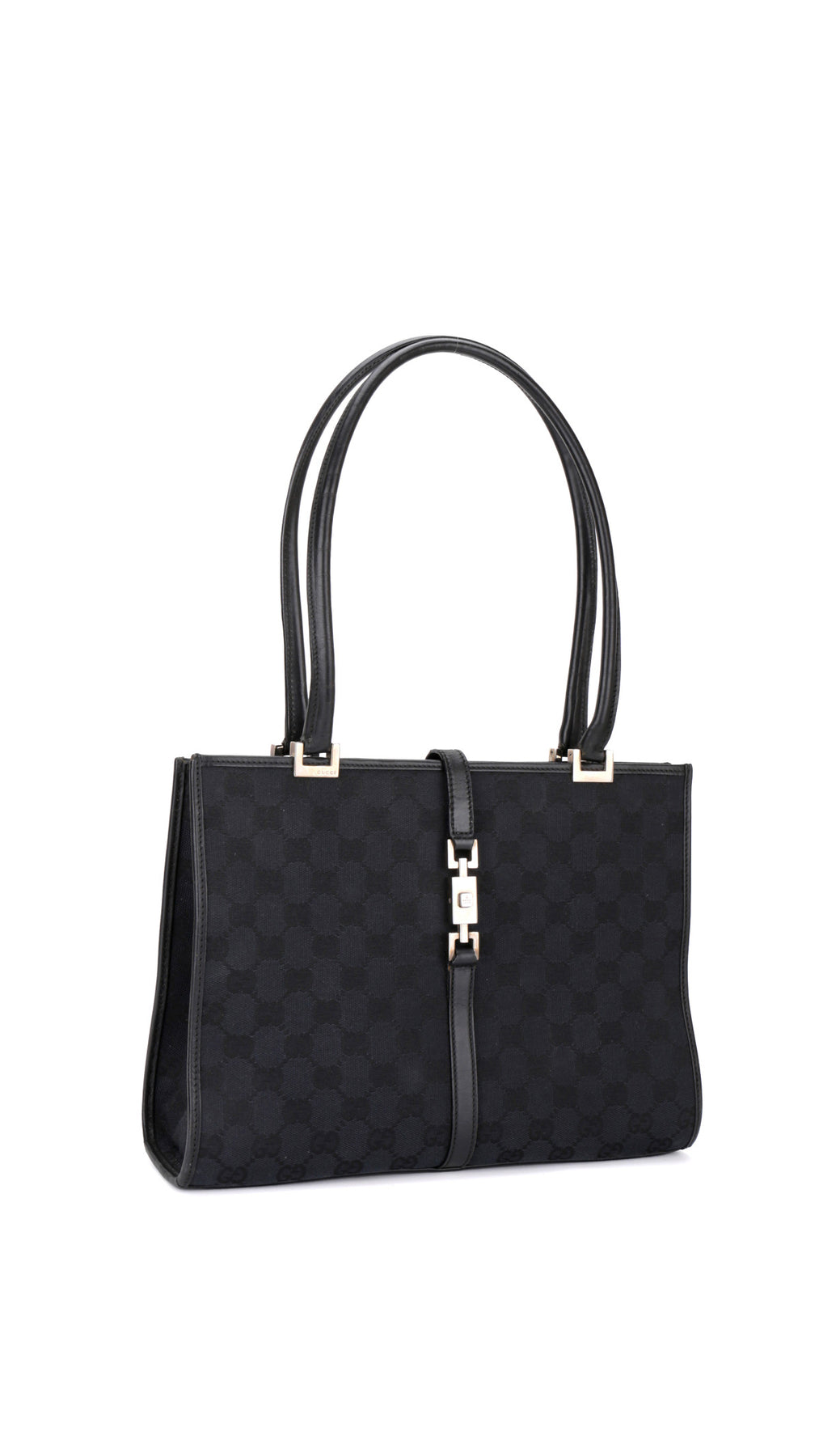 Gucci Gg Supreme Tote Bag - Black