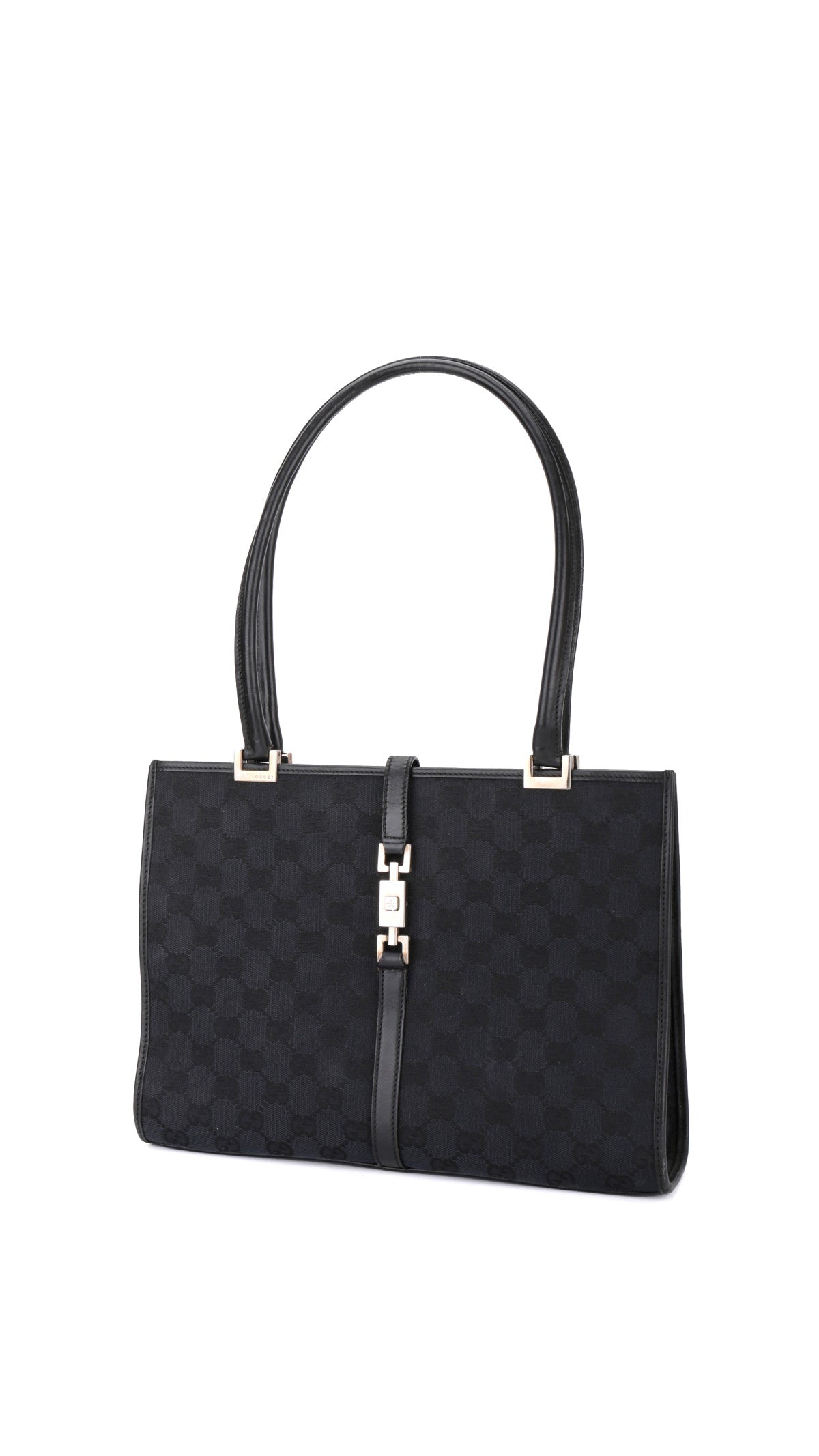 Gucci Gg Supreme Tote Bag - Black