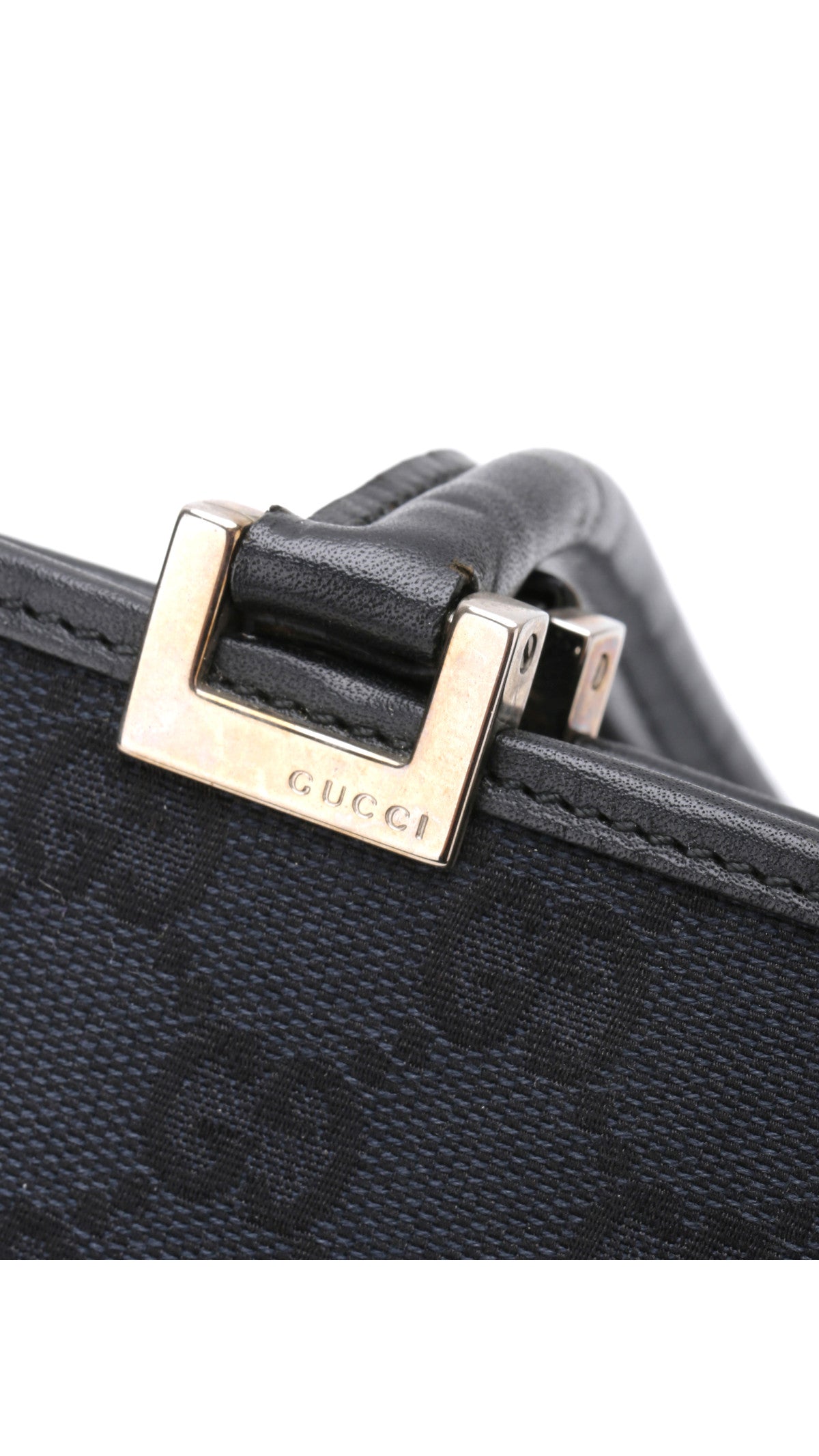 Gucci Gg Supreme Tote Bag - Black