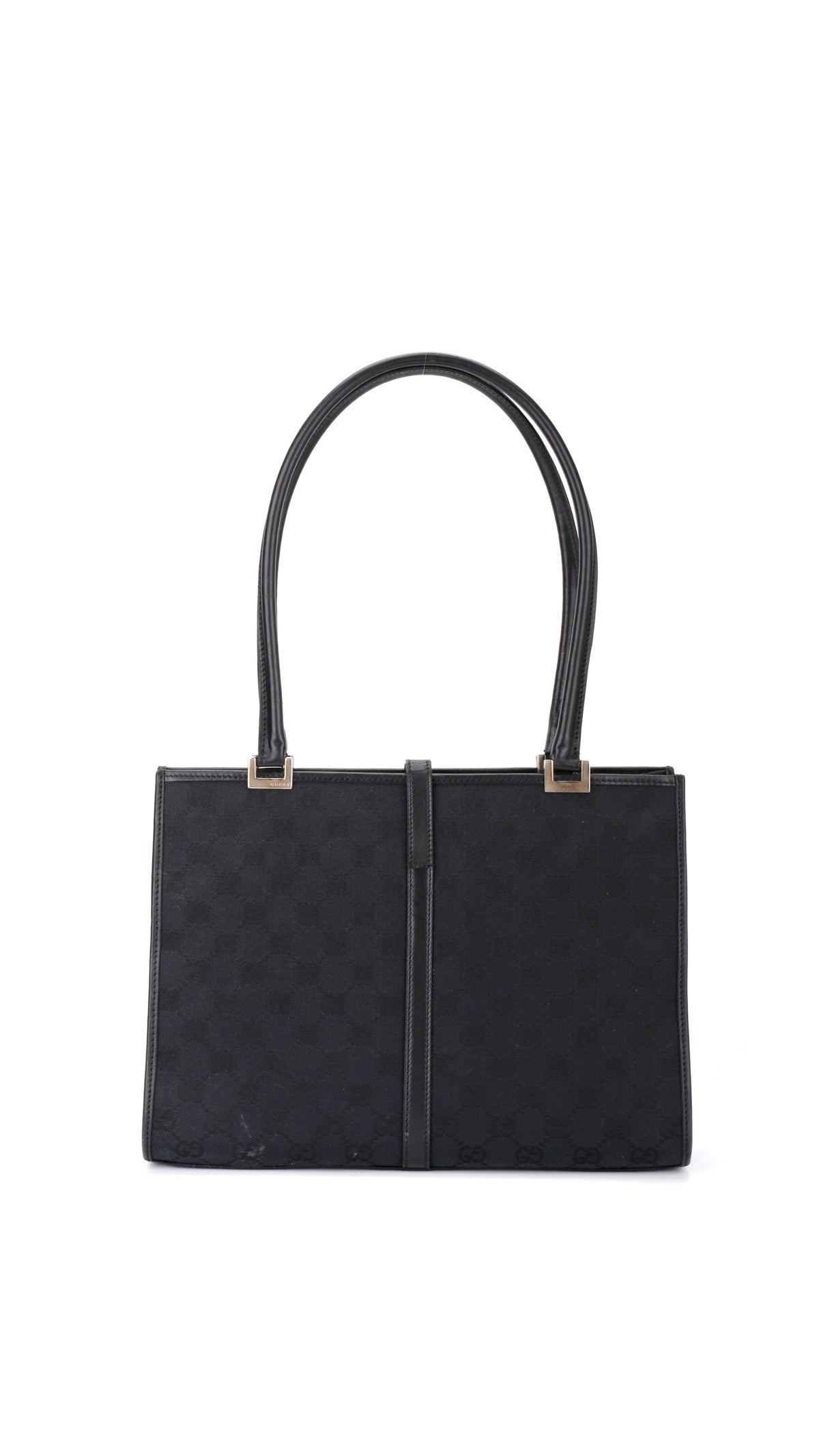 Gucci Gg Supreme Tote Bag - Black