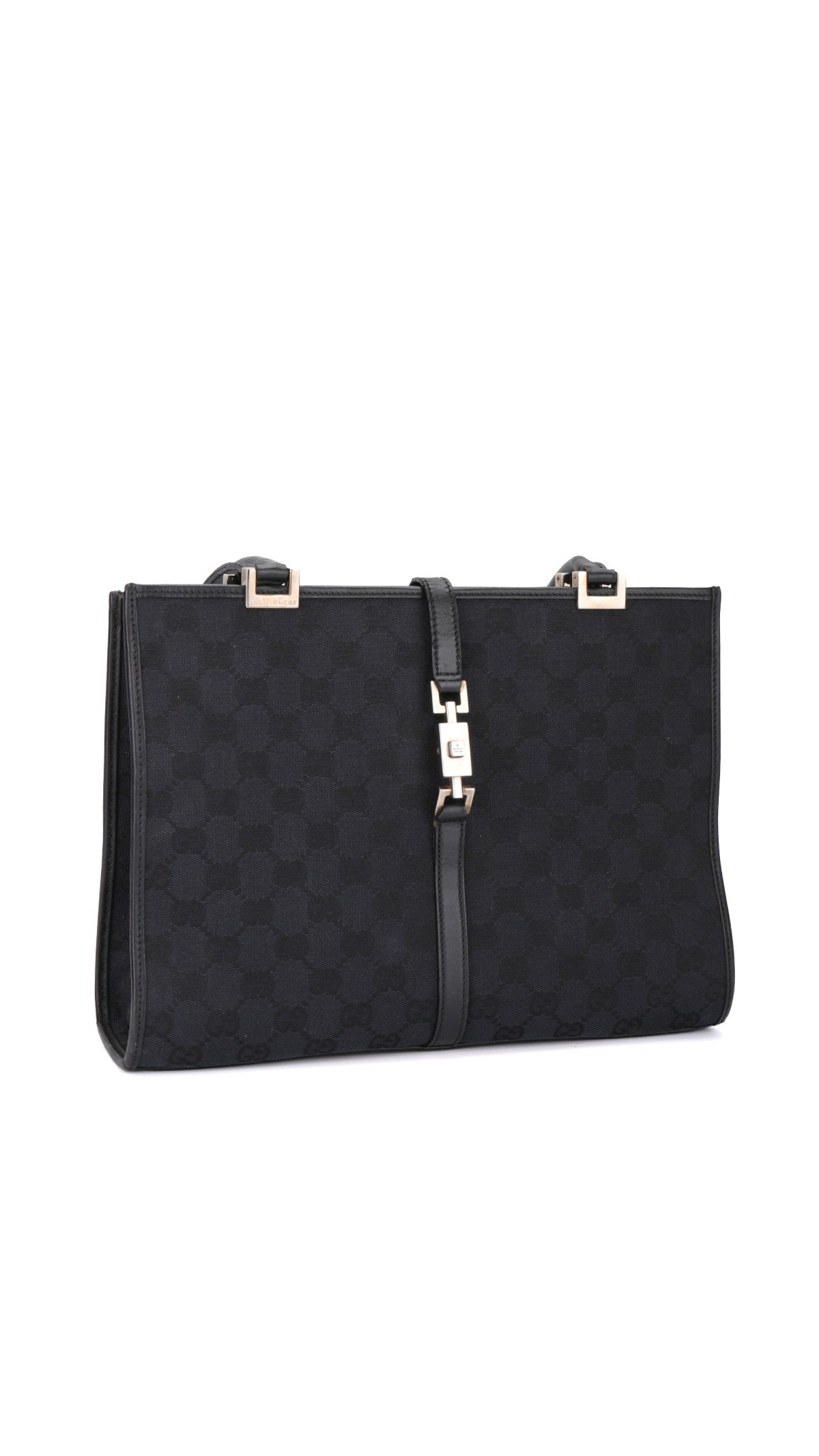 Gucci Gg Supreme Tote Bag - Black