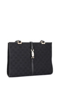 Gucci Gg Supreme Tote Bag - Black