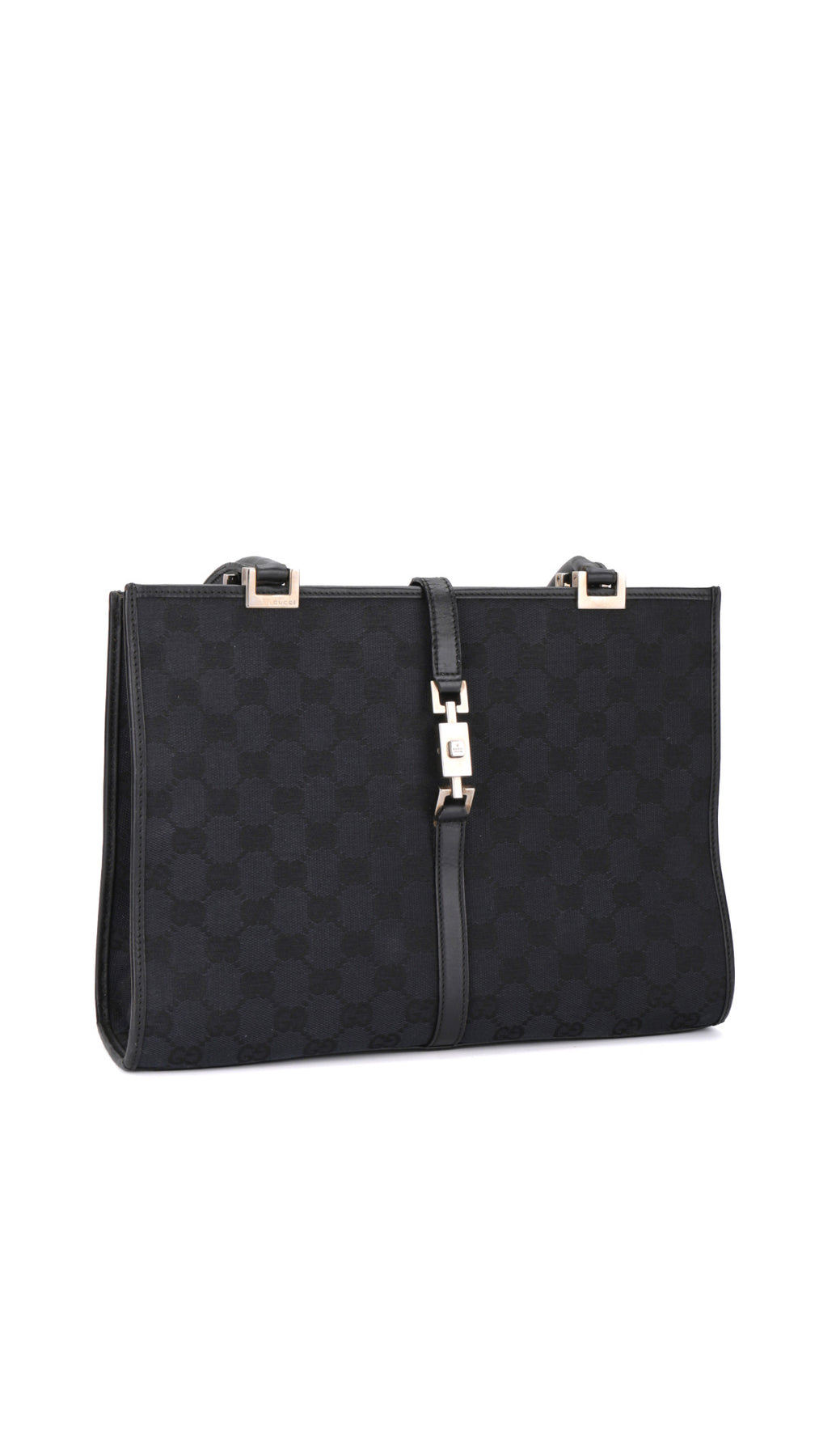 Gucci Gg Supreme Tote Bag - Black