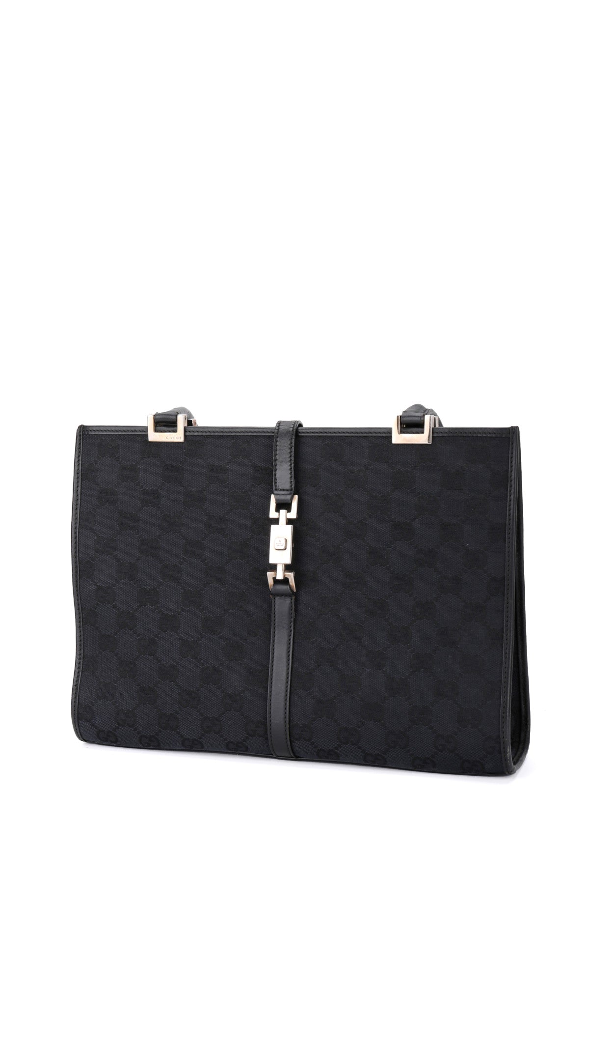 Gucci Gg Supreme Tote Bag - Black