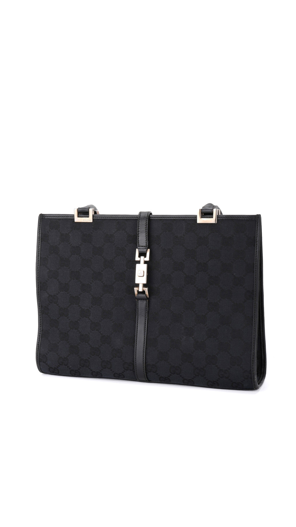 Gucci Gg Supreme Tote Bag - Black