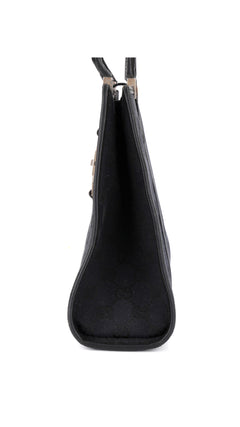 Gucci Gg Supreme Tote Bag - Black