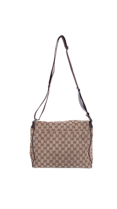 Gucci Gg Supreme Messenger Bag - Beige